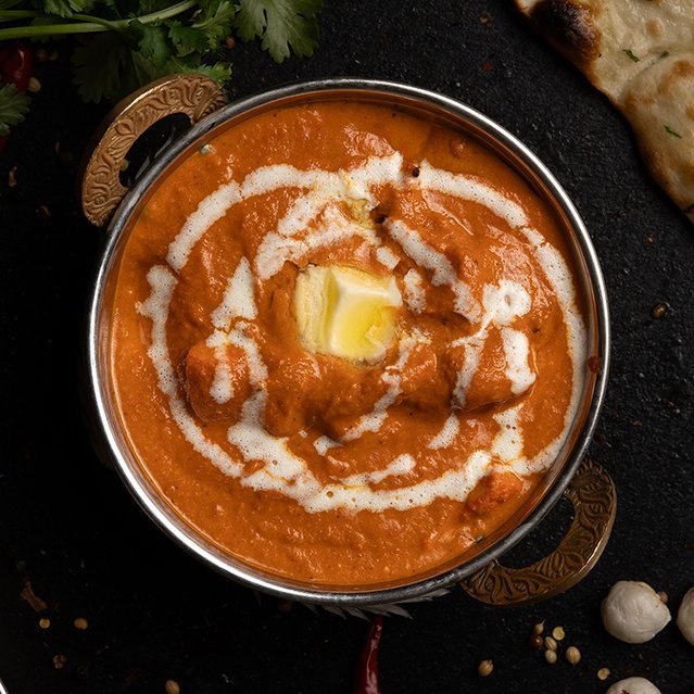 Cremiges Butter Chicken im Spice Garten Hamburg